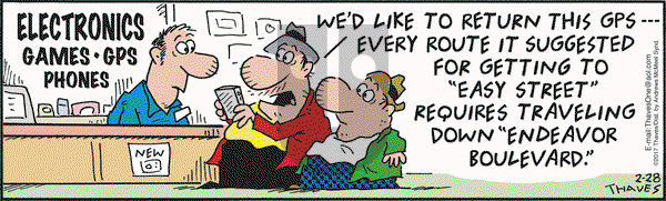 Frank and Ernest on Tuesday February 28, 2017 Comic Strip