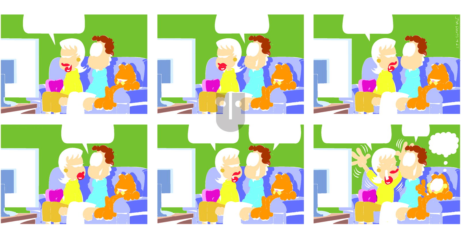 Garfield on Sunday April 27, 2014 Comic Strip