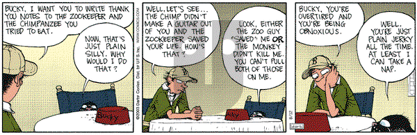 Get Fuzzy on Tuesday August 12, 2003 Comic Strip