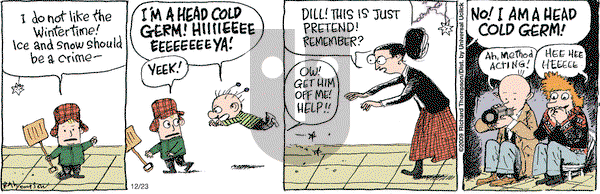 Cul de Sac - Wednesday December 23, 2009 Comic Strip