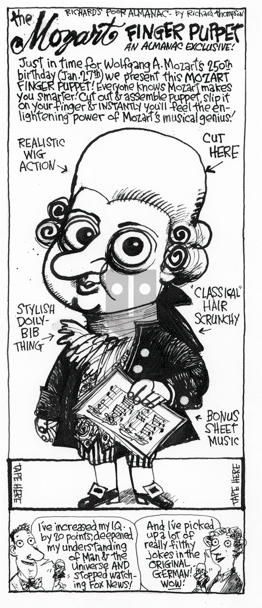 Richard's Poor Almanac on Wednesday March 25, 2015 Comic Strip