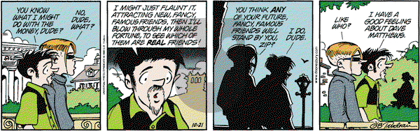 Doonesbury on Thursday October 21, 1999 Comic Strip