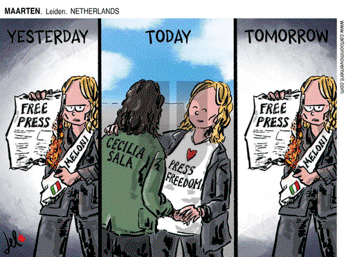 ViewsEurope on Monday January 13, 2025 Comic Strip