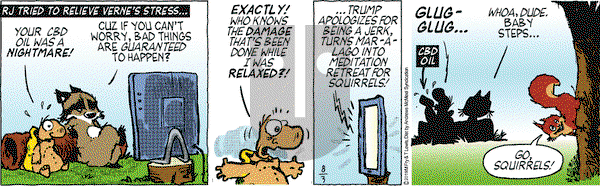 Over the Hedge on Saturday August 3, 2019 Comic Strip