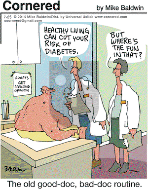 Cornered on Friday July 25, 2014 Comic Strip