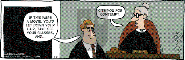 The Fusco Brothers on Monday April 21, 2025 Comic Strip