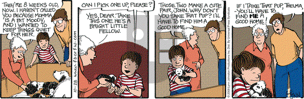 For Better or For Worse on Tuesday October 28, 2008 Comic Strip