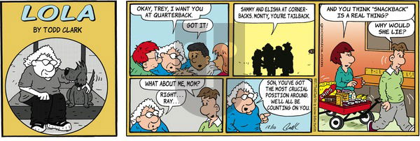Lola on Sunday December 10, 2017 Comic Strip
