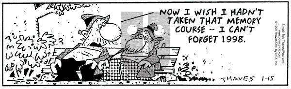 Frank and Ernest - Friday January 15, 1999 Comic Strip