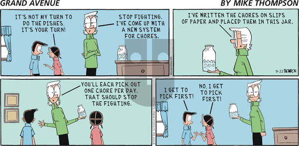 Grand Avenue - Sunday September 22, 2024 Comic Strip