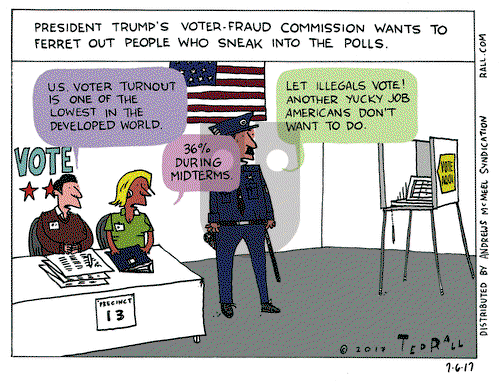 Ted Rall on Thursday July 6, 2017 Comic Strip