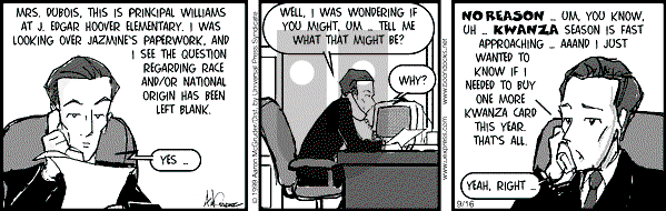 The Boondocks on Thursday April 19, 2007 Comic Strip