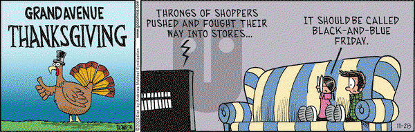 Grand Avenue on Saturday November 28, 2020 Comic Strip