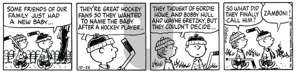 Peanuts on Monday October 26, 1987 Comic Strip