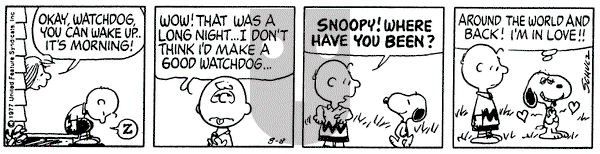 Peanuts on Monday August 8, 1977 Comic Strip