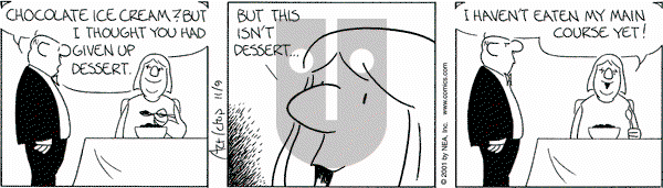 The Born Loser - Friday November 9, 2001 Comic Strip