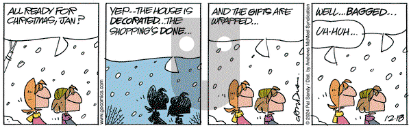 Next Door Neighbors on Wednesday December 18, 2024 Comic Strip