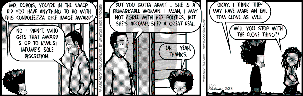 The Boondocks on Thursday October 1, 2009 Comic Strip