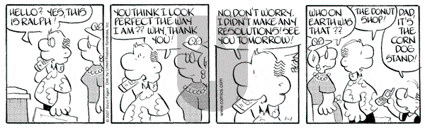 Drabble on Monday January 1, 2007 Comic Strip