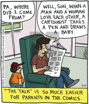 The Argyle Sweater on Thursday August 18, 2016 Comic Strip