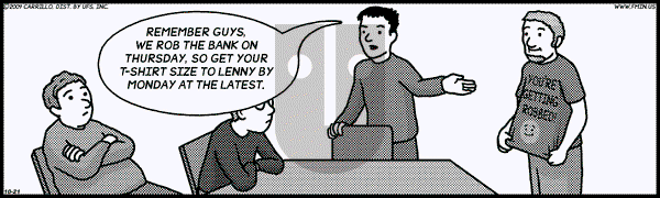 F Minus on Wednesday October 21, 2009 Comic Strip