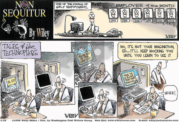 Non Sequitur on Sunday January 18, 1998 Comic Strip