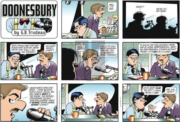 Doonesbury on Sunday November 6, 2005 Comic Strip