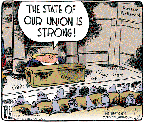 Tom Toles on Friday January 18, 2019 Comic Strip