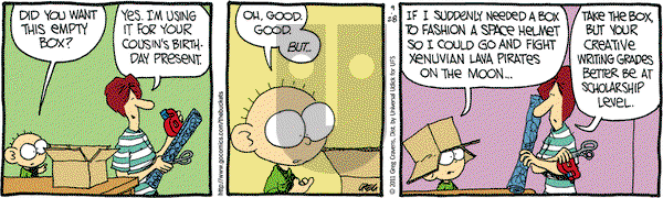 The Buckets on Wednesday September 28, 2011 Comic Strip