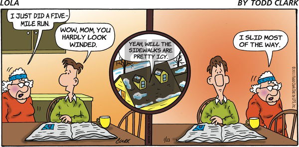 Lola on Sunday January 23, 2011 Comic Strip