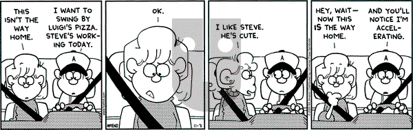 FoxTrot on Monday November 7, 2005 Comic Strip