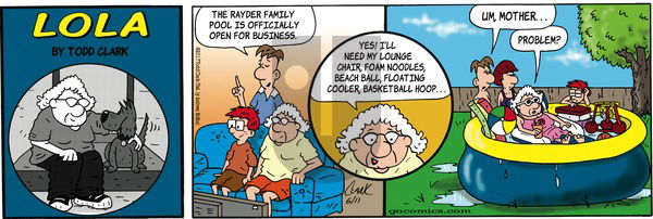 Lola on Sunday June 11, 2017 Comic Strip