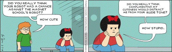 Nancy on Thursday February 7, 2019 Comic Strip