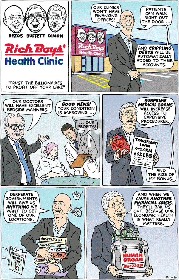 Brian McFadden - Monday February 5, 2018 Comic Strip