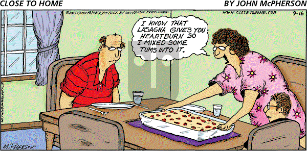 Close to Home on Wednesday October 10, 2007 Comic Strip
