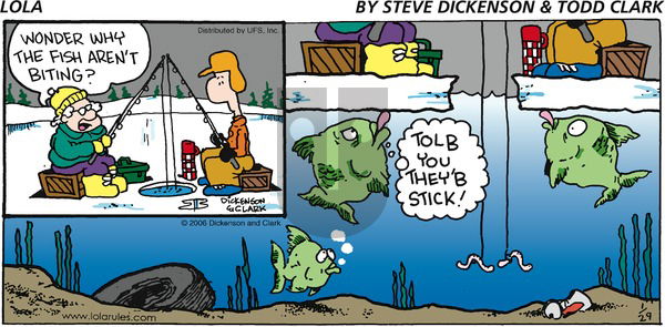 Lola on Monday March 20, 2006 Comic Strip