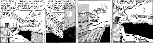 Alley Oop on Tuesday August 1, 2000 Comic Strip