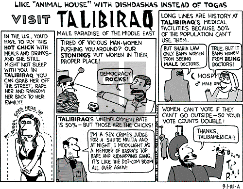 Ted Rall on Thursday September 1, 2005 Comic Strip