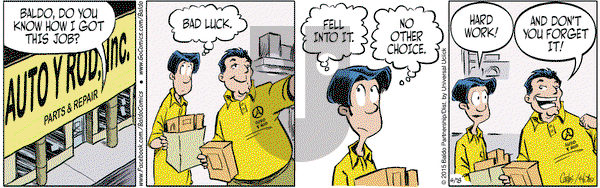 Baldo on Saturday April 18, 2015 Comic Strip
