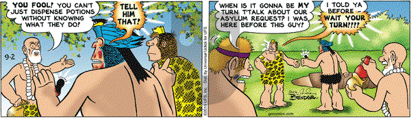 Alley Oop on Friday September 2, 2016 Comic Strip