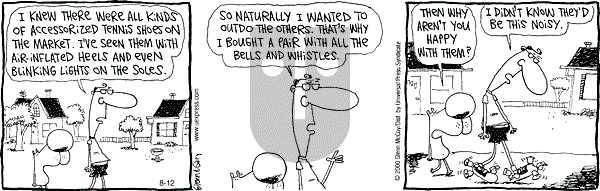 The Duplex on Saturday August 12, 2000 Comic Strip