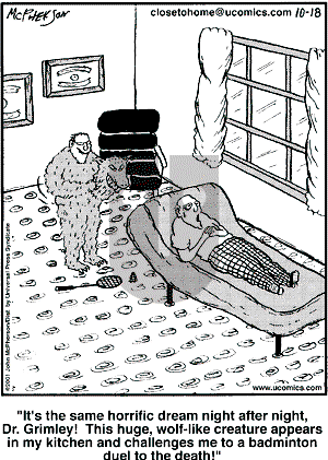 Close to Home - Thursday October 18, 2001 Comic Strip