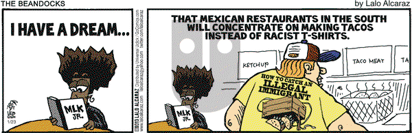 La Cucaracha on Wednesday January 23, 2013 Comic Strip