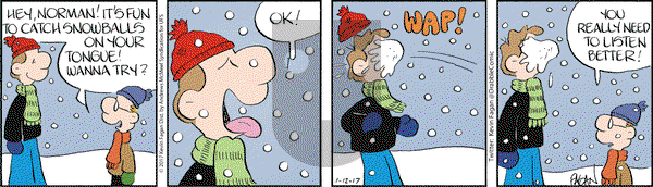 Drabble on Thursday January 12, 2017 Comic Strip