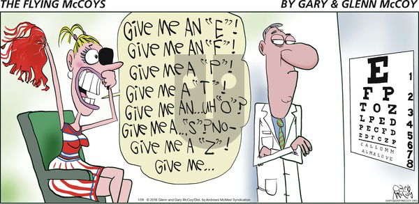The Flying McCoys on Sunday January 28, 2018 Comic Strip