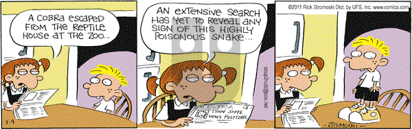 Soup to Nutz - Old on Monday May 9, 2011 Comic Strip