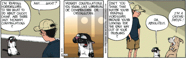 Get Fuzzy on Monday August 11, 2003 Comic Strip