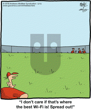 In the Bleachers on Tuesday May 15, 2018 Comic Strip