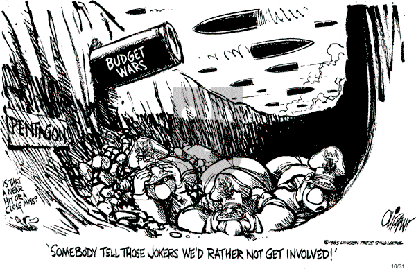 Pat Oliphant - Thursday October 31, 1985 Comic Strip