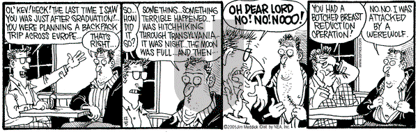 Monty on Monday December 5, 2005 Comic Strip